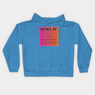 Woke AF Kids Hoodie